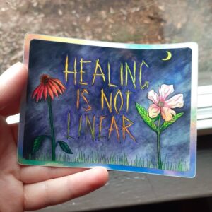 Holographic Healing Is Not Linear Sticker